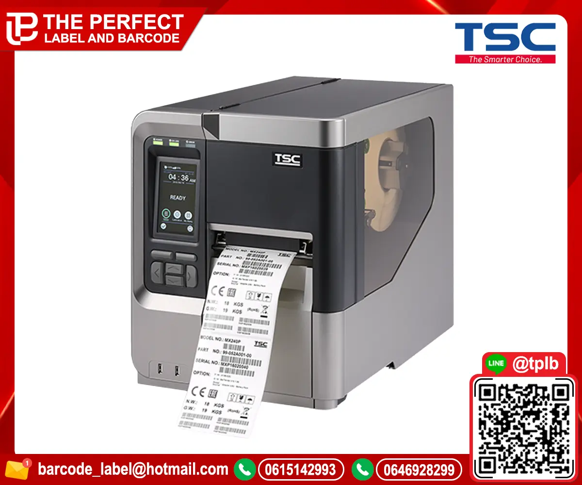 เครื่องพิมพ์บาร์โค้ด TSC MX240 Series อุตสาหกรรม